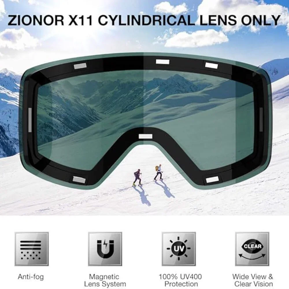 Ski Goggles Pink Lens